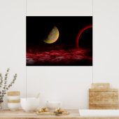Red Universe Poster (Küche)