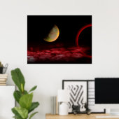 Red Universe Poster (Heimbüro)