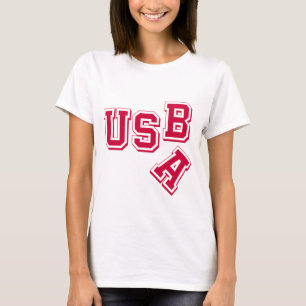 Red USA-USB - A Fallen Empire - Satirisch Style T-Shirt