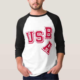 Red USA-USB - A Fallen Empire - Satirisch Style T-Shirt