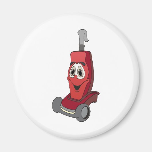 Red Vacuum Cleaner Magnet (Vorne)