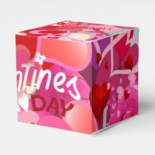 Red Valentine Favor Box Geschenkschachtel