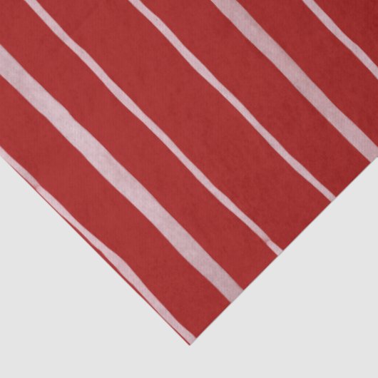 Red Valentine Hand Drawn Stripe Pattern Seidenpapier (Ausschnitt)