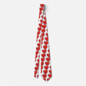 Red Valentine Heart Krawatte (Rückseite)