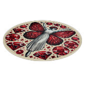 Red Valentine's Day Fairy Schneidebrett (Ecke)