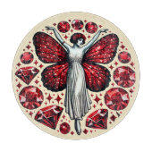 Red Valentine's Day Fairy Schneidebrett (Vorderseite)