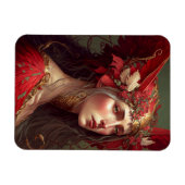 Red Valkyrie Fantasy Art Magnet (Horizontal)
