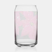 Red Variegated Poinsettias Holiday Dosenglas (Rückseite)