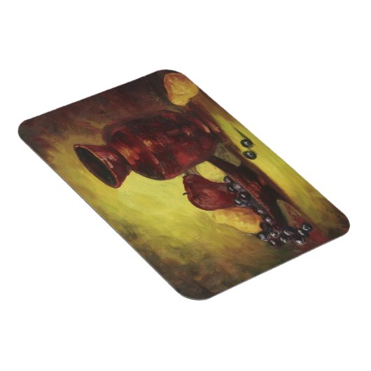 Red Vase mit Fruchtmagnet Magnet (Rechte Seite)