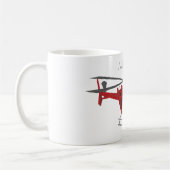 Red Vector Hubschrauber Kaffeetasse (Links)