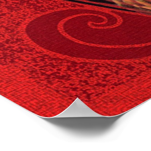 Red Veil Poster (Ecke)