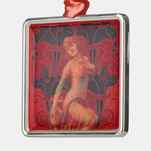 Red Veil Silbernes Ornament (Links)