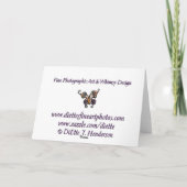 Red Velvet Birthday Karte (Rückseite)