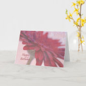 Red Velvet Birthday Karte (Gelbe Blume)