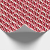 Red Velvet Cake Slice Südliche Bäckerei - Nachspei Geschenkpapier (Ecke)