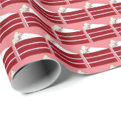 Red Velvet Cake Slice Südliche Bäckerei - Nachspei Geschenkpapier (Rolleneckpunkt)