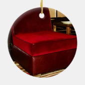 Red Velvet Chair Keramikornament (Hinten)