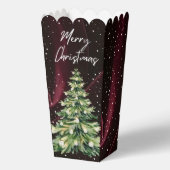 Red Velvet Christmas Tree Popcorn Boxen Geschenkschachtel (Rückseite)