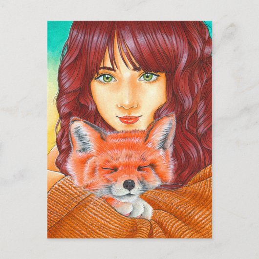 "Red Velvet" postcard Feiertagspostkarte (Vorderseite)