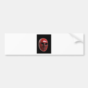 Red Venice Mask Autoaufkleber