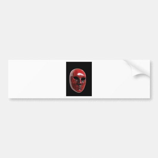 Red Venice Mask Autoaufkleber (Vorne)