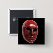Red Venice Mask Button (Vorne & Hinten)