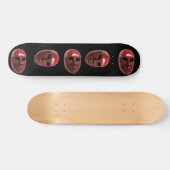 Red Venice Mask Skateboard (Horizontal)
