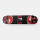 Red Venice Mask Skateboard (Horizontal)