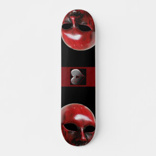 Red Venice Mask Skateboard