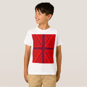Red Version British Union Jack Decor T-Shirt (Vorne ganz)