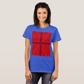 Red Version British Union Jack Decor T-Shirt (Vorne ganz)