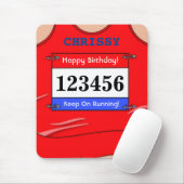 Red Vest Mouse Mat Mousepad (Mit Mouse)