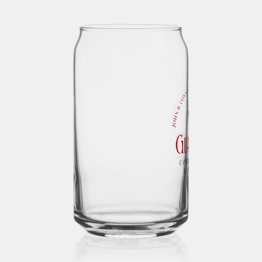 Red Veterinary School Abschluss Personalisiert Dosenglas (Rechts)