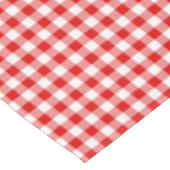 Red Vichy Muster für Business, B&B, Restaurants Tischdecke (Schrägansicht)