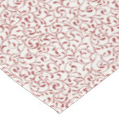 Red Vine Scroll Tablecloth - Holiday Elegante Tischdecke (Schrägansicht)