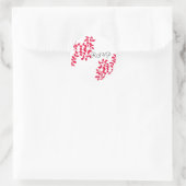 Red Vines UAWG Runder Aufkleber (Tasche)