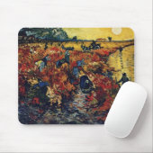 Red Vineyard, Van Gogh, 1888 Mousepad (Mit Mouse)