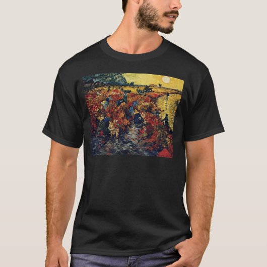 Red Vineyard, Van Gogh, 1888 T-Shirt (Vorderseite)