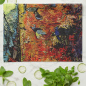 Red Vineyard Van Gogh Küchentuch (Gefaltet)