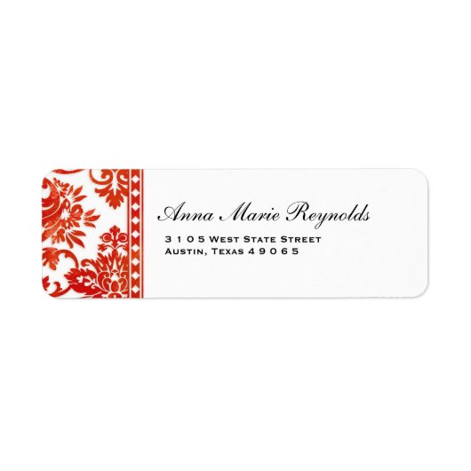 Red Vintag Damask Lace Extravagant (Vorne)