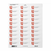 Red Vintag Damask Lace Extravagant (Vorne)