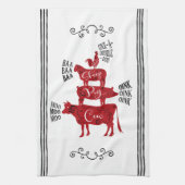 Red Vintag Farm Geschirrtuch (Vertikal)