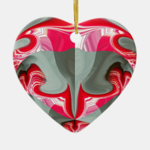 Red Vintag Hakuna Matata Round gifts.jpg Keramikornament