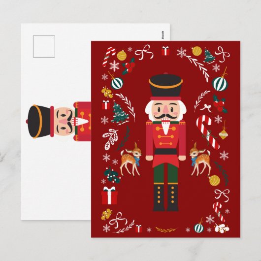 Red Vintag Nutcracker Weihnachten (Vorne/Hinten)