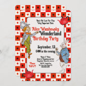 Red Vintag Onederland Rabbit Hatter (Vorne/Hinten)