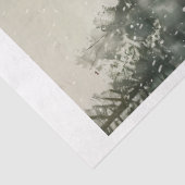 Red Vintage Christmas Truck Seidenpapier (Ausschnitt)