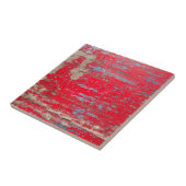 Red Vintage Wood Fliese (Seite)