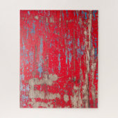 Red Vintage Wood Puzzle (Vertikal)