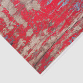 Red Vintage Wood Seidenpapier (Ausschnitt)