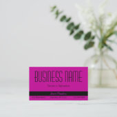 Red Violet Business Card Visitenkarte (Stehend Vorderseite)